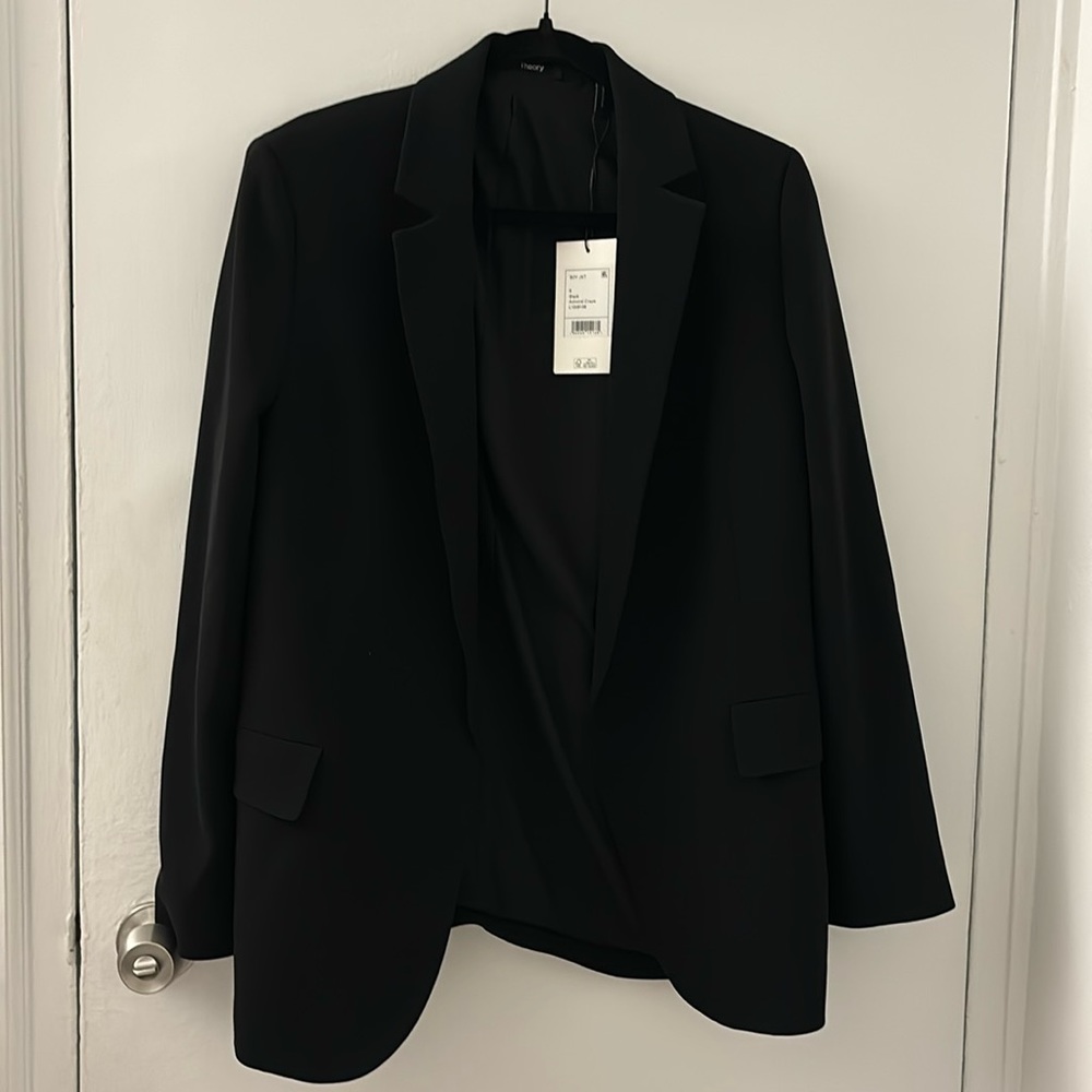 Theory Boy Jacket black admiral crepe blazer